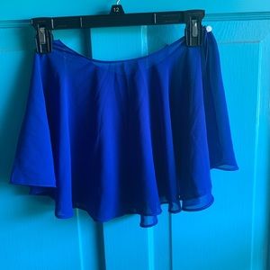 OS NWOT Blue swim skirt coverup